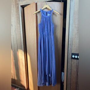 Mod Cloth (Size XS) Lightweight Flowy Purple Maxi Dress Bridesmaid